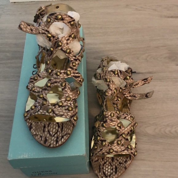 Gladiator snake skin sandals - Picture 2 of 4